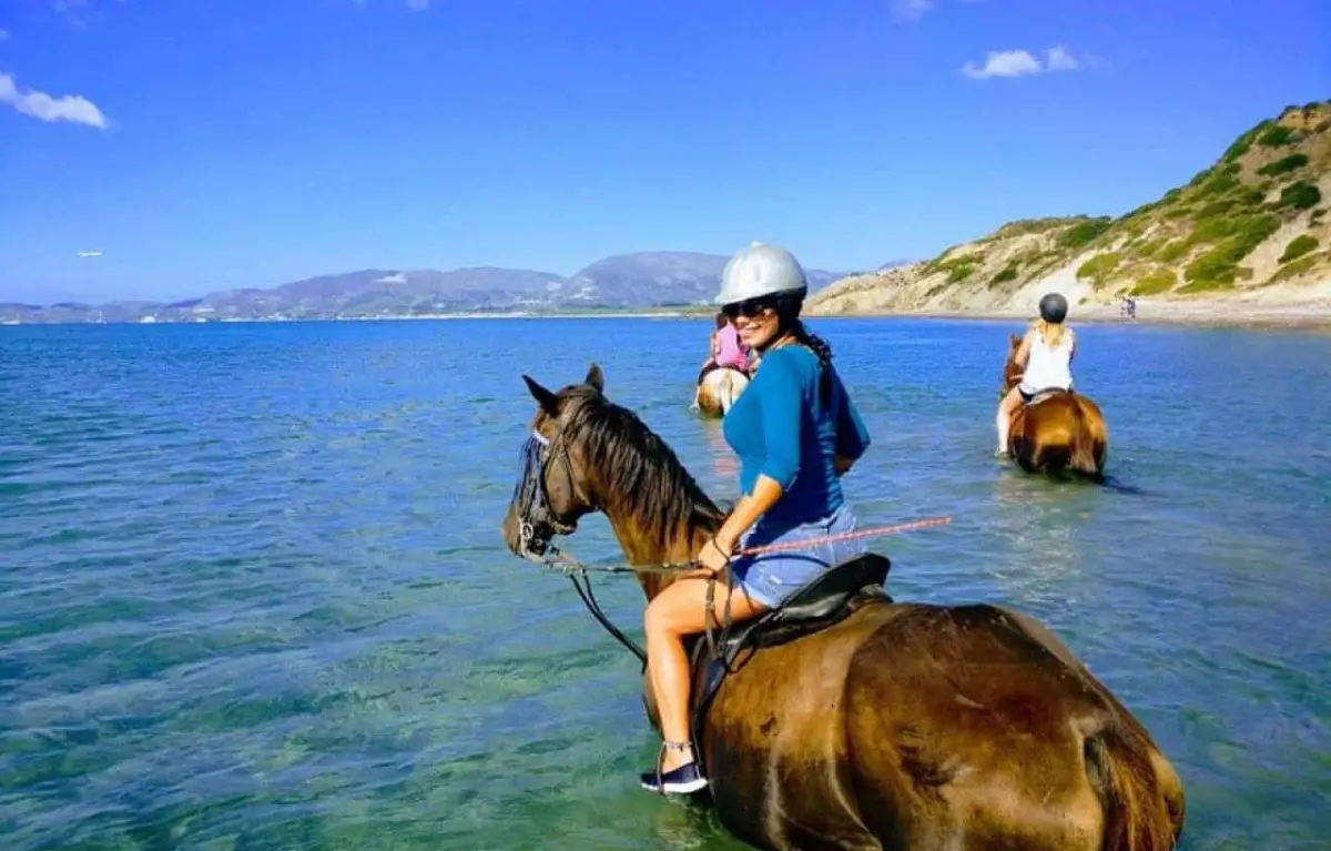 Horse Riding and swimming