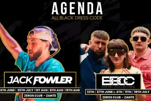 D K TRAVEL - AGENDA – All Black Dress Code feat. Jack Fowler, Bad Boy Chiller Crew @ Zeros Club Zante