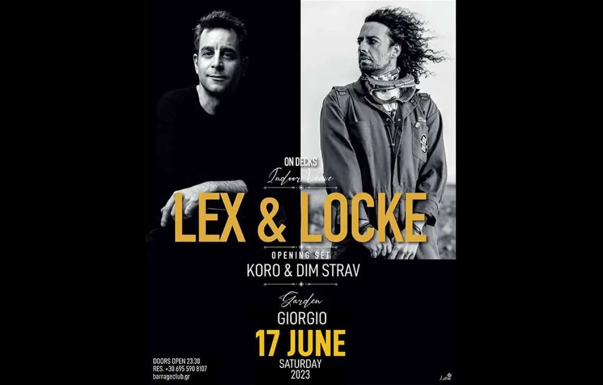 ON DECKS Indoor Venue LEX & LOCKE - Garden GIORGIO - Opening Set KORO & DIM STRAV @ Barrage Club