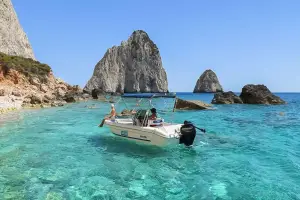 Zante Ways Travel - 2 Hours Motor Boat Rental at Agios Sostis (With Captain)