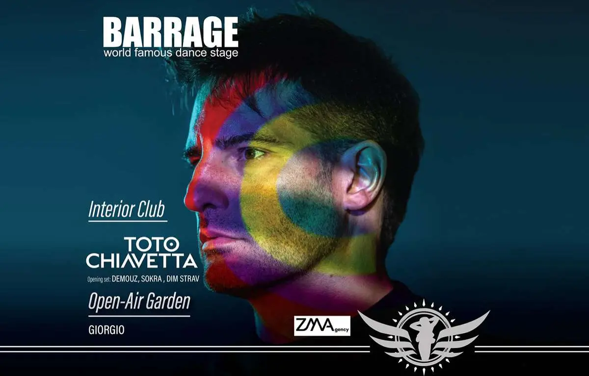 Toto Chiavetta DJ Opening Set DeMouz , Sokra , DIM STRAV @ Barrage club Zakynthos