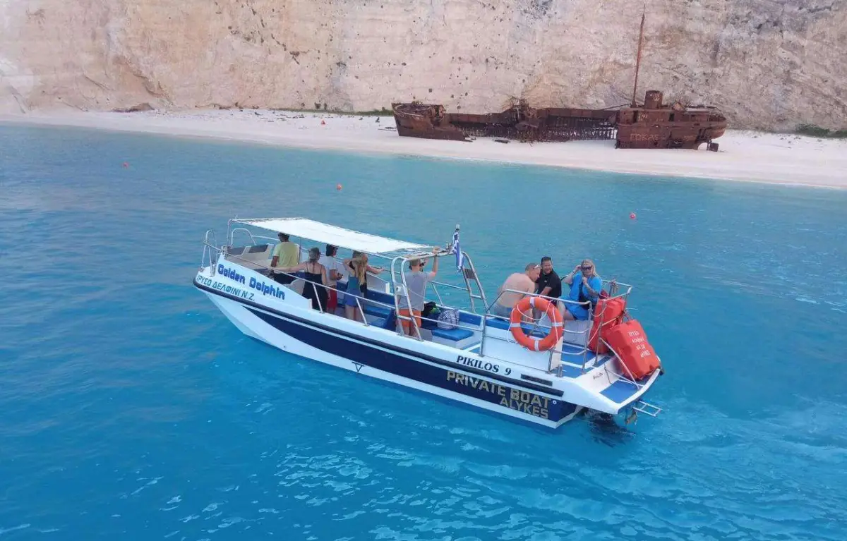 3 Hour North Zakynthos Cruise - Shipwreck - Blue Caves