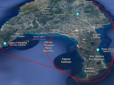 5-6 Hours South Zakynthos Cruise : Myzithres, Keri Caves, Marathonisi (Turtle Island), Turtle spotting