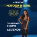 Thursdays – Motown & Soul Live Show 22:00 @ Legends Bar 