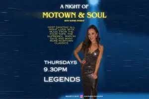 Legends Bar - Thursdays – Motown & Soul Live Show 22:00 @ Legends Bar 