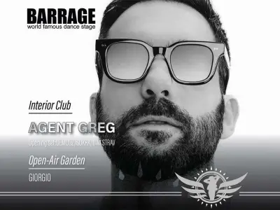 On Decks Agent Greg Opening Set DeMouz, Sokra, DIM STRAV at Barrage club Zakynthos 