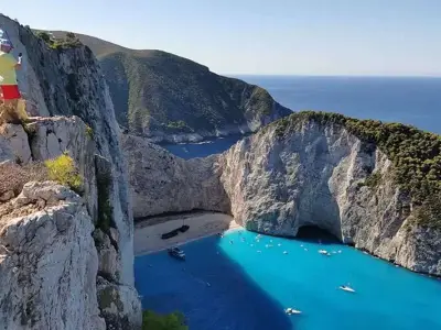 8-hour tour by mini van with a visit to Navagio Beach