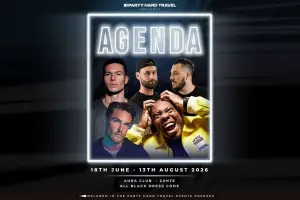 D K TRAVEL - AGENDA – All Black Dress Code feat. Tom Janetti, Dizzee Rascal, Joel Corry, Switch Disco @ AURA Club Zante