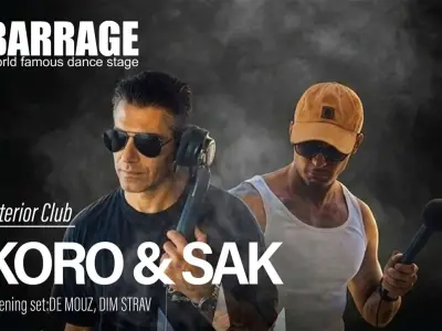 Koro & SAK DJ Set Opening DeMouz, DIM STRAV at Barrage Club Zakynthos