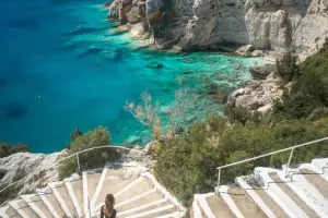 SKINARI faros (hiking.The paths lead to the sea to enjoy a nice swim)