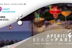 Aperitif beach party on Saturdays