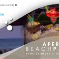 Aperitif beach party on Saturdays