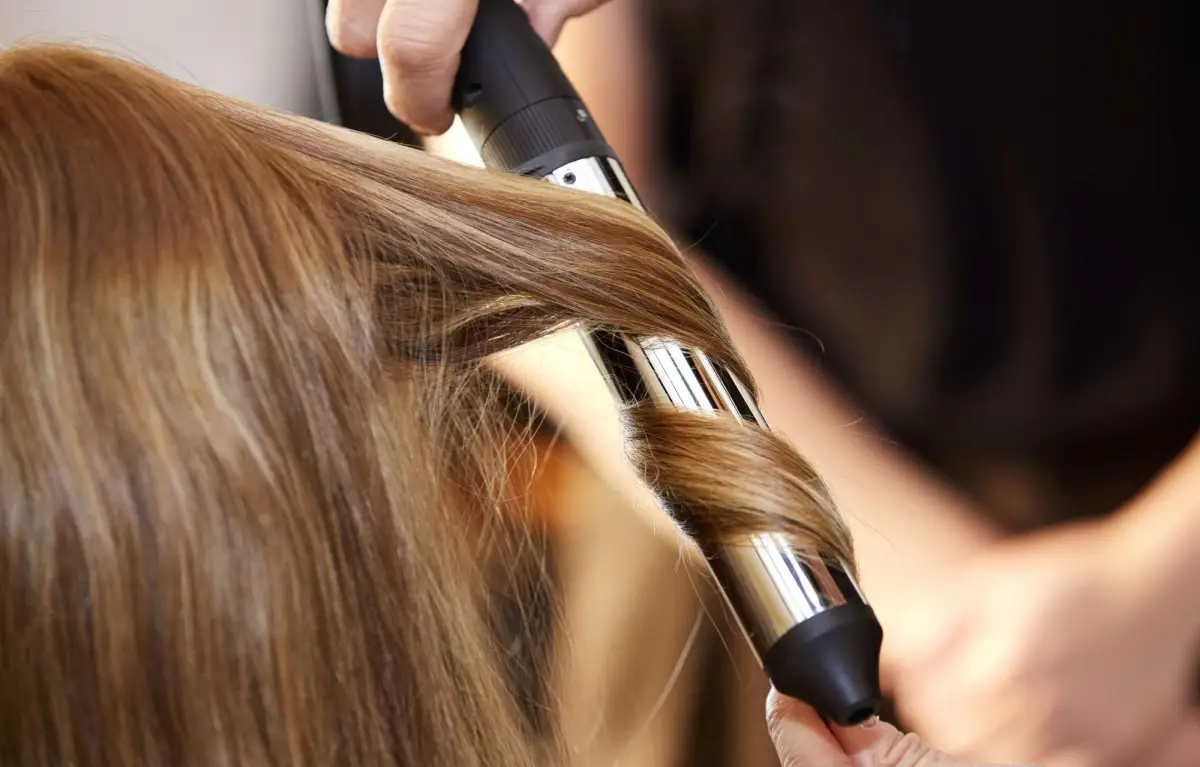 Hair Styling with Electric Scissors