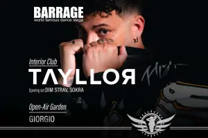 Zakynthos Clubs - DJ Tayllor live - Opening Set DIM STRAV, Sokra at Barrage Club Zakynthos