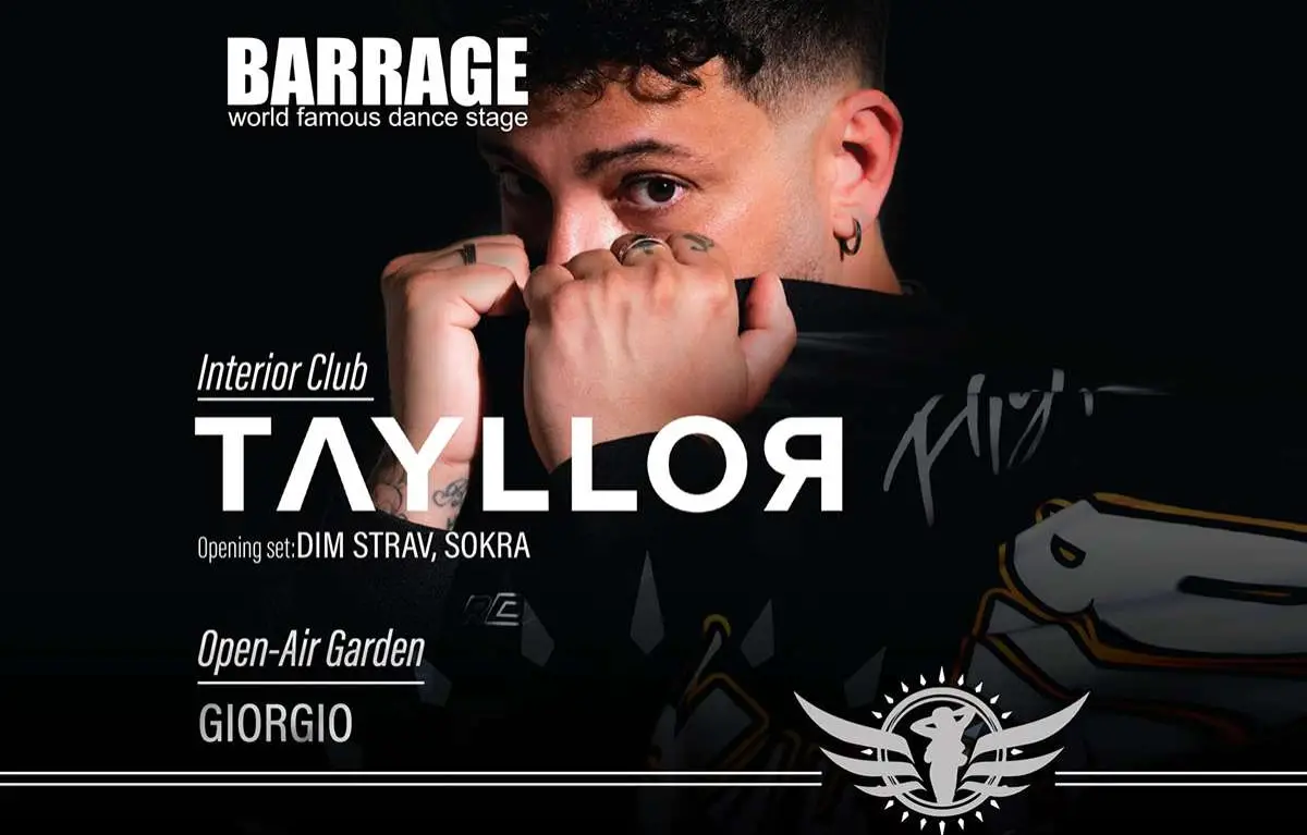 DJ Tayllor live - Opening Set DIM STRAV, Sokra at Barrage Club Zakynthos