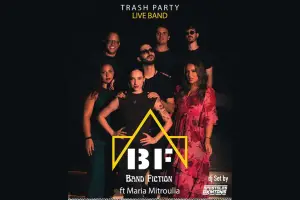 Zakynthos Clubs - The Band Fiction Trash Party Live Band ft Maria Mitroulia @ Belair Club Zakynthos