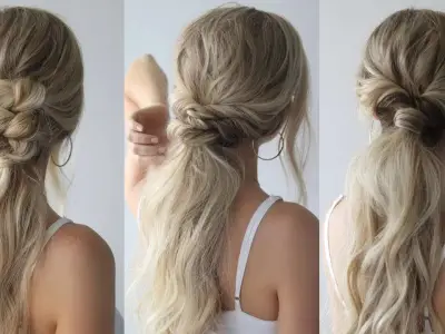 Evening Bun/Ponytail Hairstyles