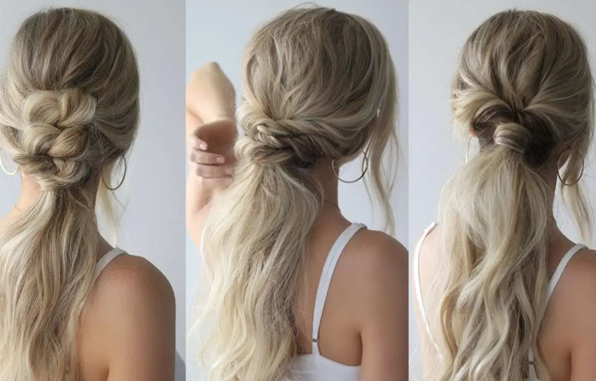 Evening Bun/Ponytail Hairstyles