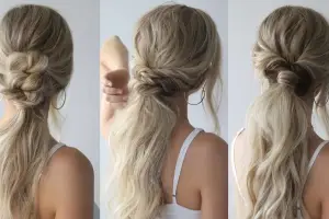 Evening Bun/Ponytail Hairstyles