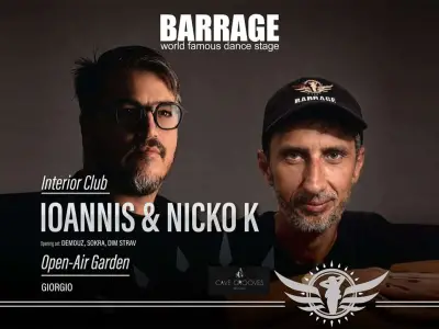 Ioannis & Nicko K at Barrage Club Zakynthos