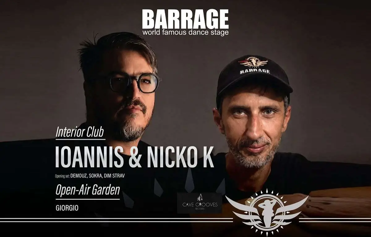 Ioannis & Nicko K at Barrage Club Zakynthos