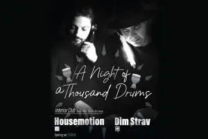 Zakynthos Clubs - A Night of a Thousand Drums – Dim Strav & Housemotion in an Explosive Rhythmic Experience! @ Barrage Club Zakynthos