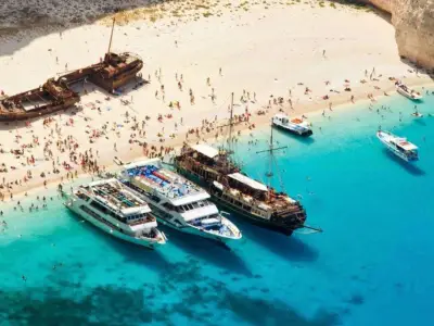 6 Hours Trip to Shipwreck/Blue Caves/White Beach (from Zakynthos Town)