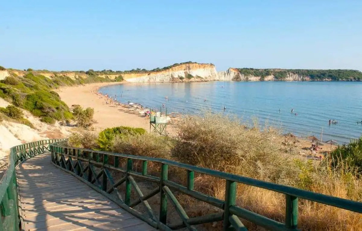 Swim at all the beaches in vasilikos & Food on the sea