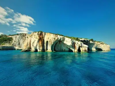 Private excursion to Mountainous Zakynthos Shipwreck & Blue Caves (Duration 7 Hours)