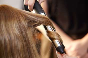 Hair Styling with Electric Scissors